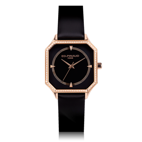Night Watch - PG PVD Case, Bezel set with 76 Brilliant-cut Diamonds